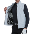 GoPlayer男防風保暖運動背心(灰)