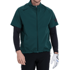 GoPlayer男高爾夫短袖運動背心(暗綠)