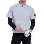 GoPlayer男高爾夫短袖運動背心(灰)