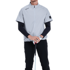 GoPlayer男高爾夫短袖運動背心(灰)