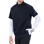 GoPlayer男高爾夫短袖運動背心(黑)