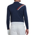 GoPlayer Men's Stretch Quick-Dry Long-Sleeve Top (Navy Blue)