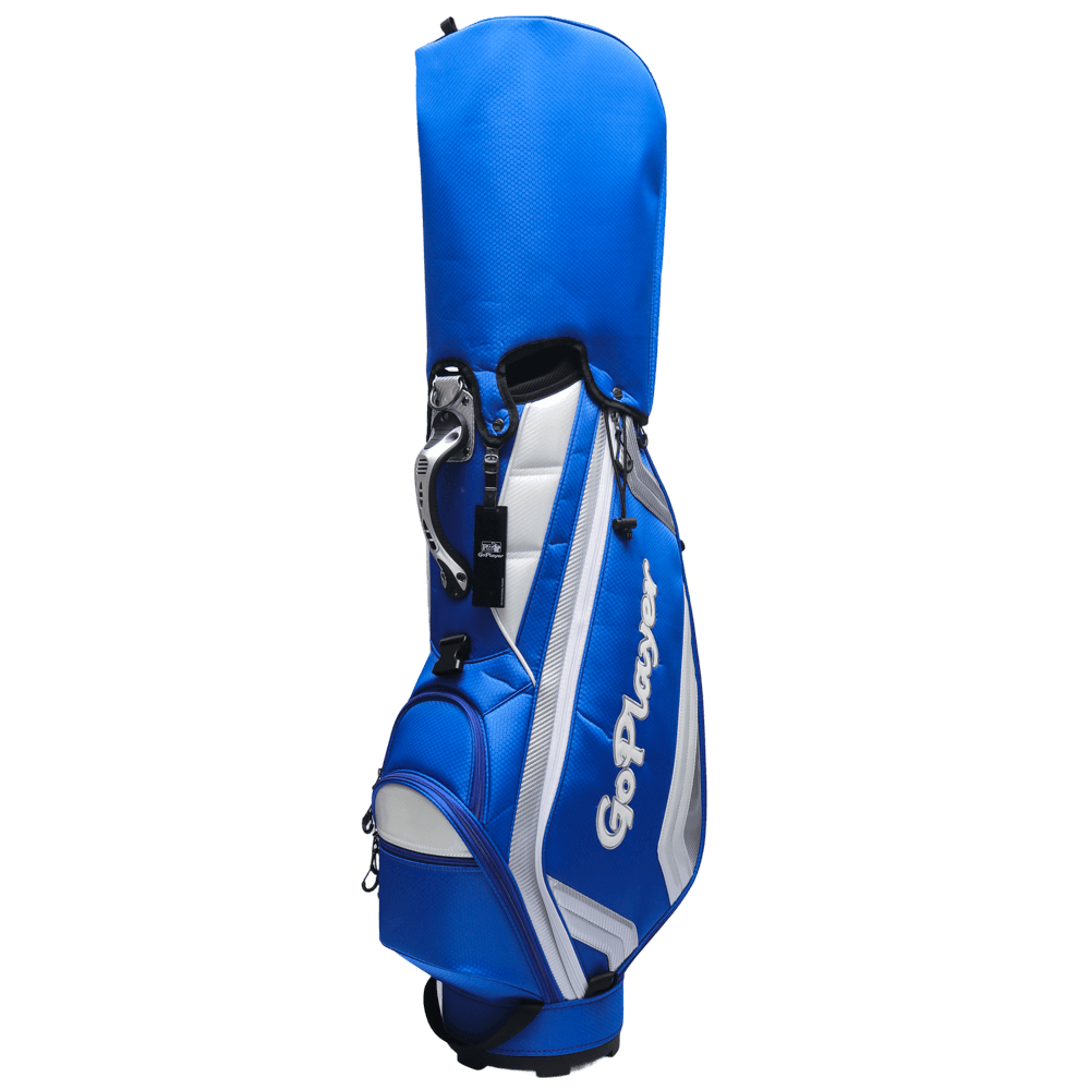 GoPlayer 9'專業高爾夫球袋(藍)