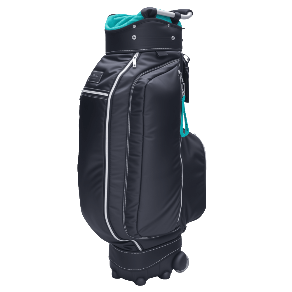 GoPlayer 9.5"有輪高爾夫桿袋(黑)