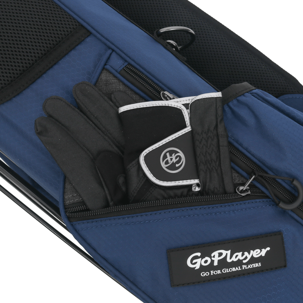 GoPlayer Golf Lightweight Tripod Bag (Navy Blue)