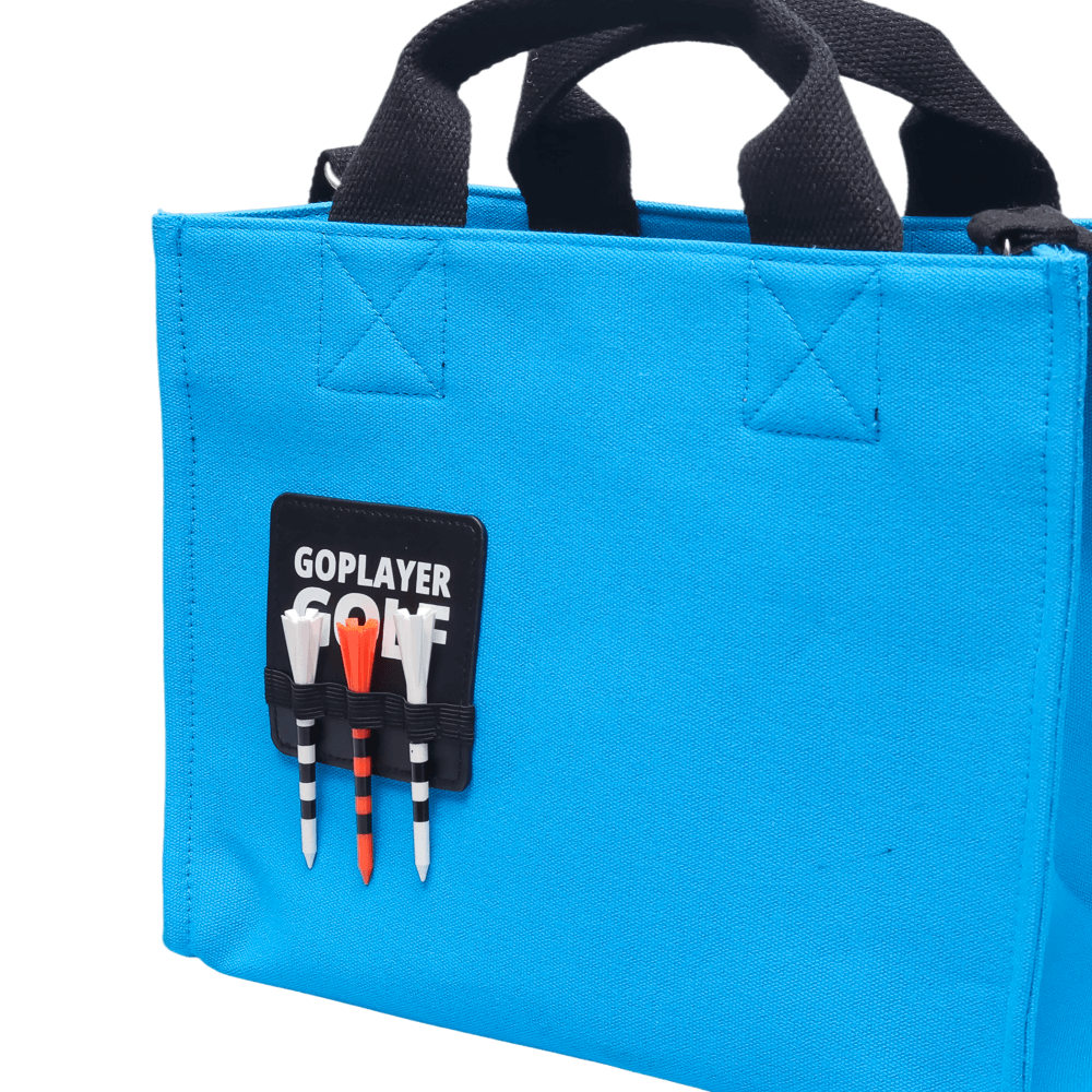 GoPlayer高爾夫帆布托特包(淺藍)