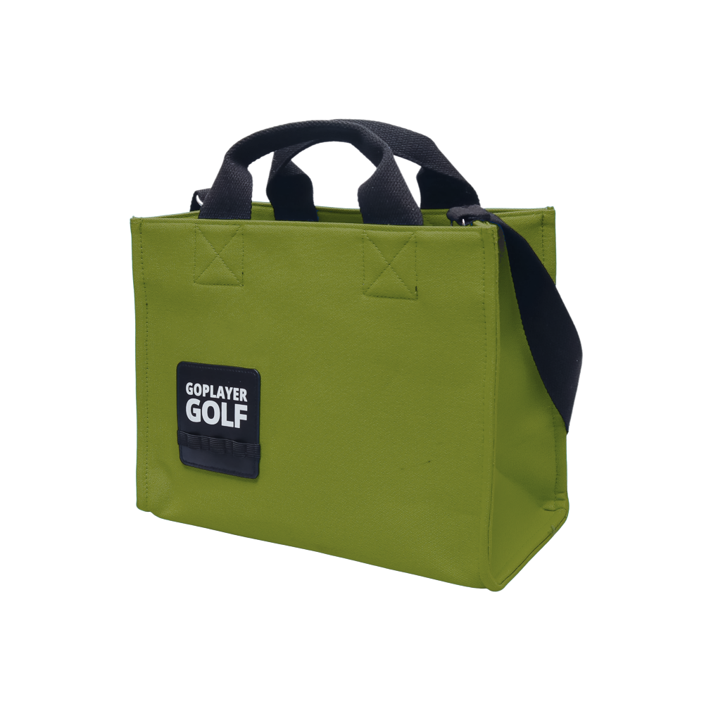 GoPlayer Golf Canvas Tote Bag (Green)