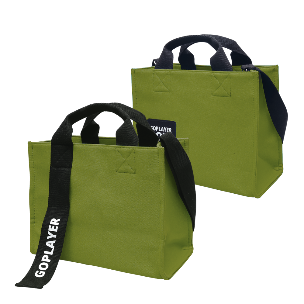 GoPlayer Golf Canvas Tote Bag (Green)