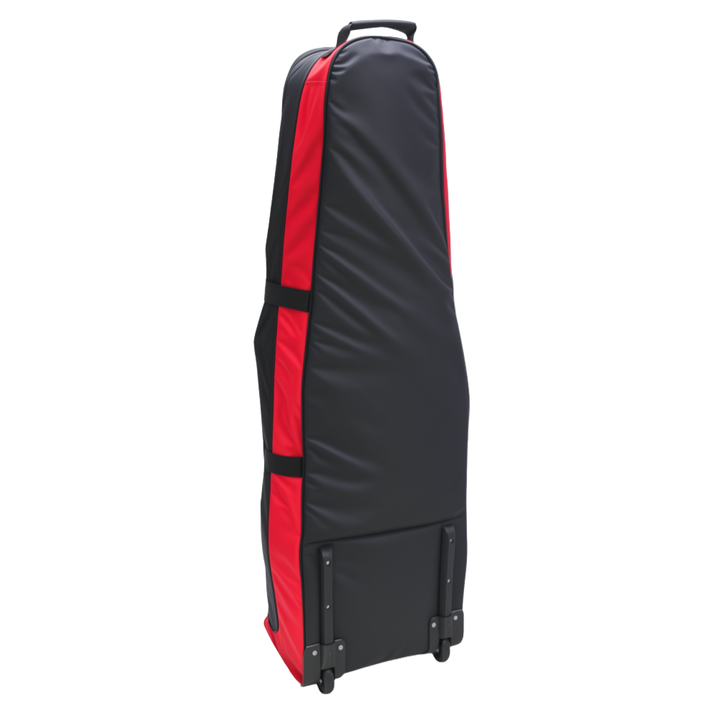 GoPlayer ホイール付きトラベルエアバッグ（ブラック/レッド）