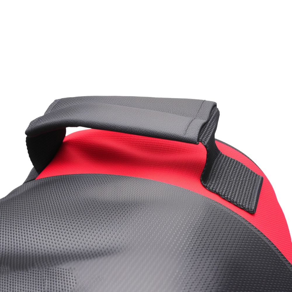 GoPlayer ホイール付きトラベルエアバッグ（ブラック/レッド）