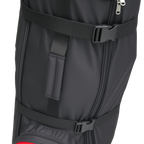 GoPlayer ホイール付きトラベルエアバッグ（ブラック/レッド）