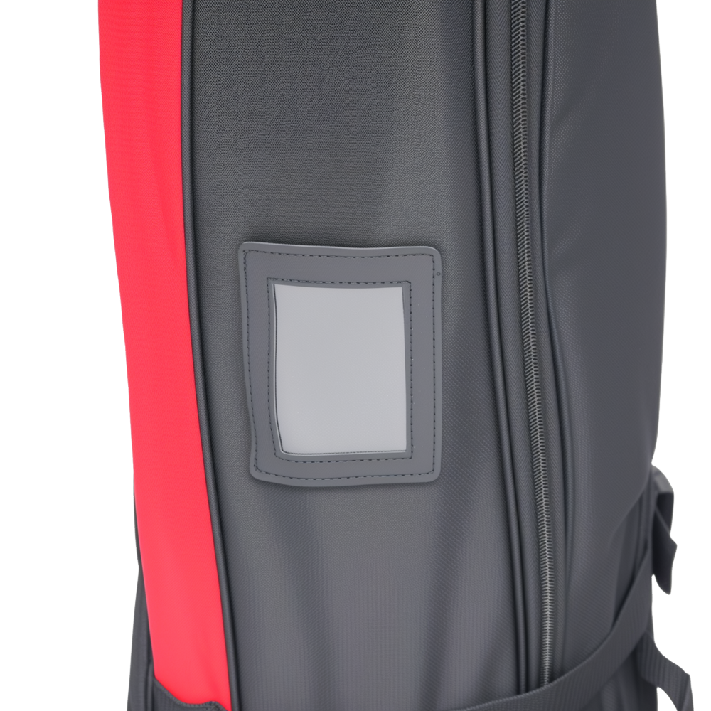 GoPlayer ホイール付きトラベルエアバッグ（ブラック/レッド）