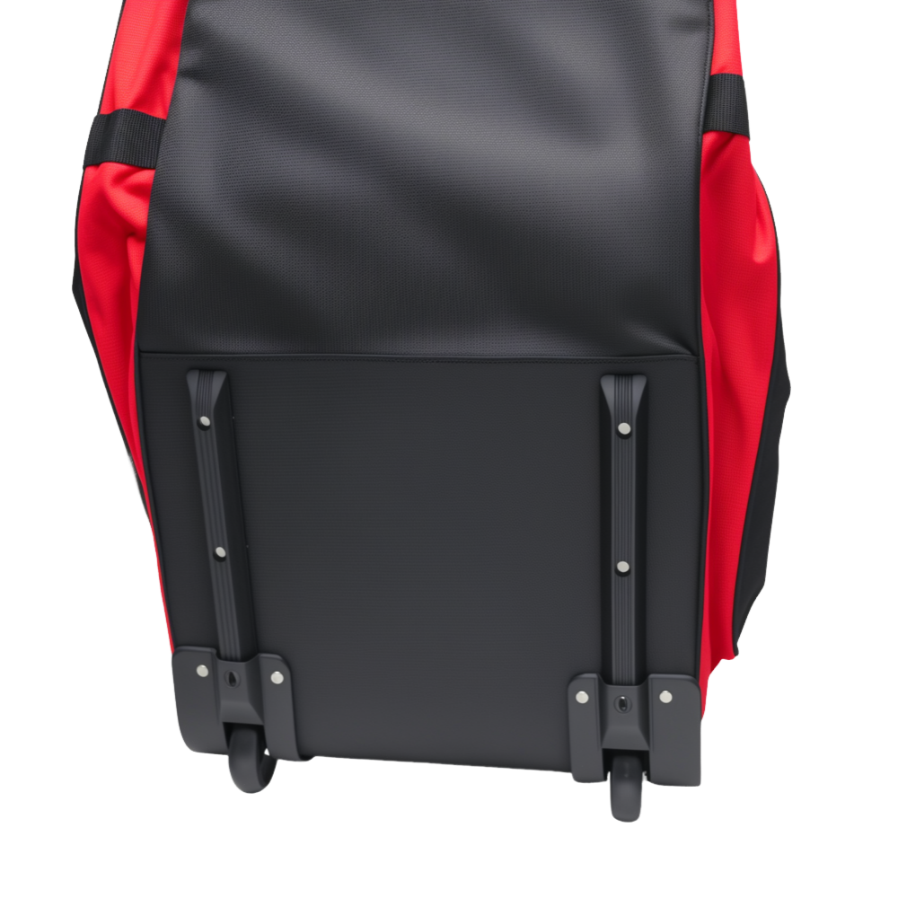 GoPlayer ホイール付きトラベルエアバッグ（ブラック/レッド）