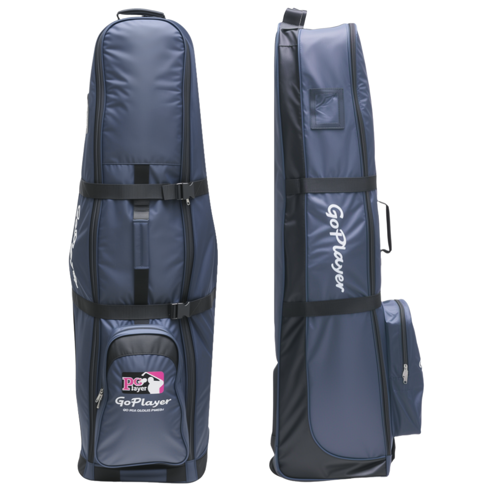 GoPlayer ホイール付きトラベルエアバッグ（ネイビーブルー）
