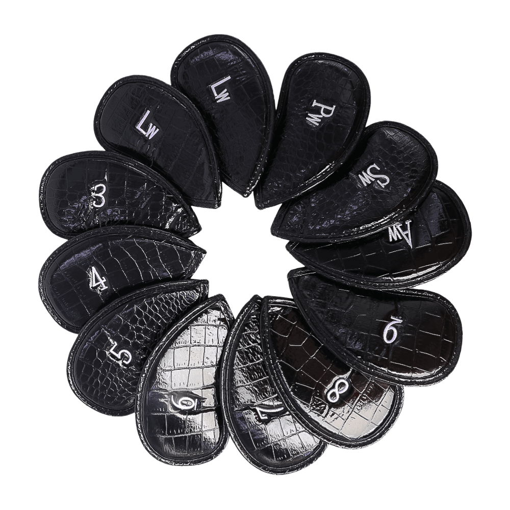 GoPlayer Plaid 3D Iron Set (All Black)