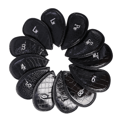 GoPlayer Plaid 3D Iron Set (All Black)