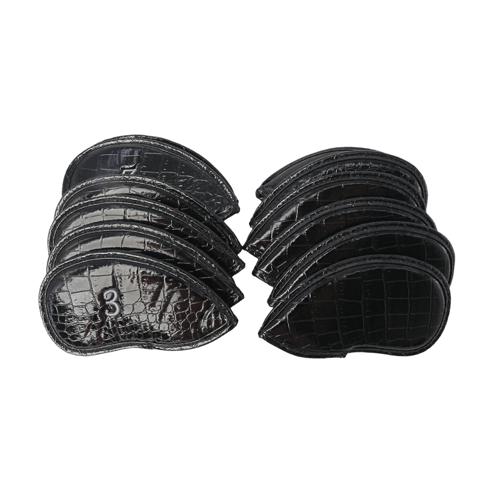 GoPlayer Plaid 3D Iron Set (All Black)