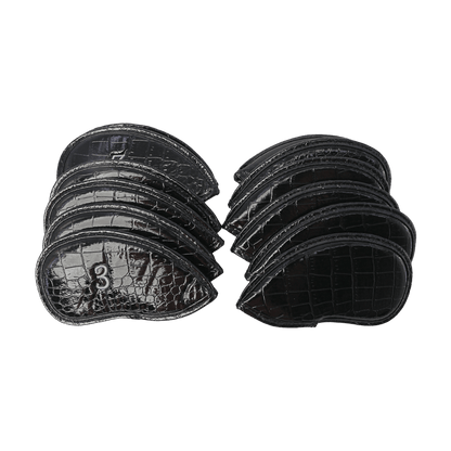 GoPlayer Plaid 3D Iron Set (All Black)