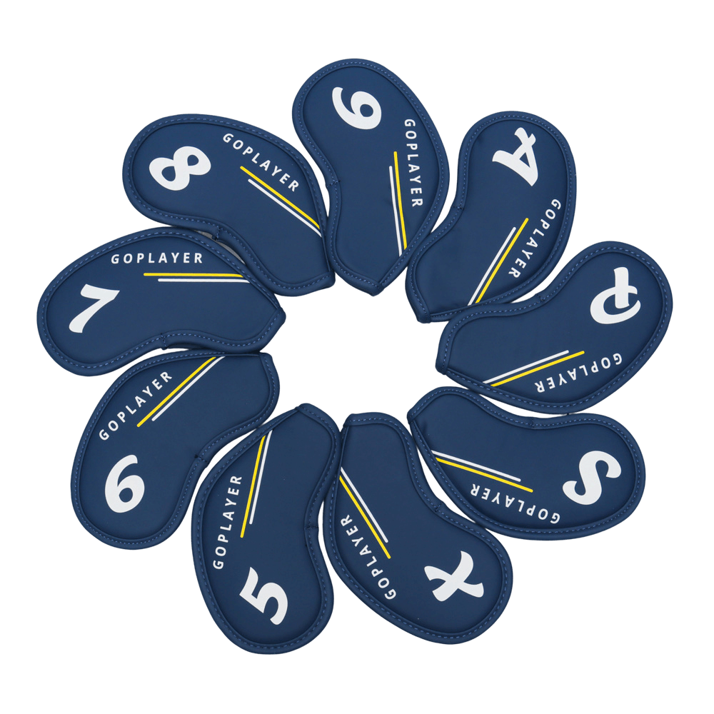 GoPlayer 磨砂皮革鐵桿套組(藏青)