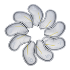 GoPlayer 磨砂皮革鐵桿套組(銀)