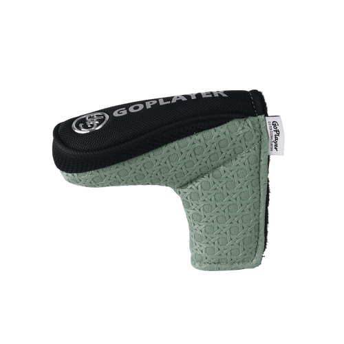GoPlayer 型押しL型パターカバー(ライトグリーン)