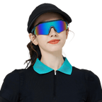 GoPlayer運動太陽眼鏡(藍框鍍綠片)