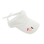 GoPlayer 女遮陽中空帽(白)