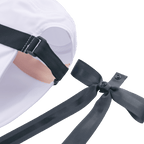 GoPlayer女大帽簷摺叠遮陽帽(白)