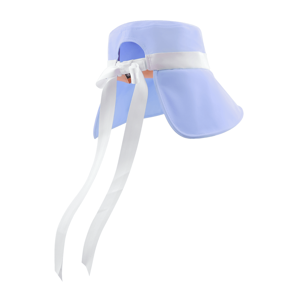 GoPlayer女大帽簷摺叠遮陽帽(淺藍)