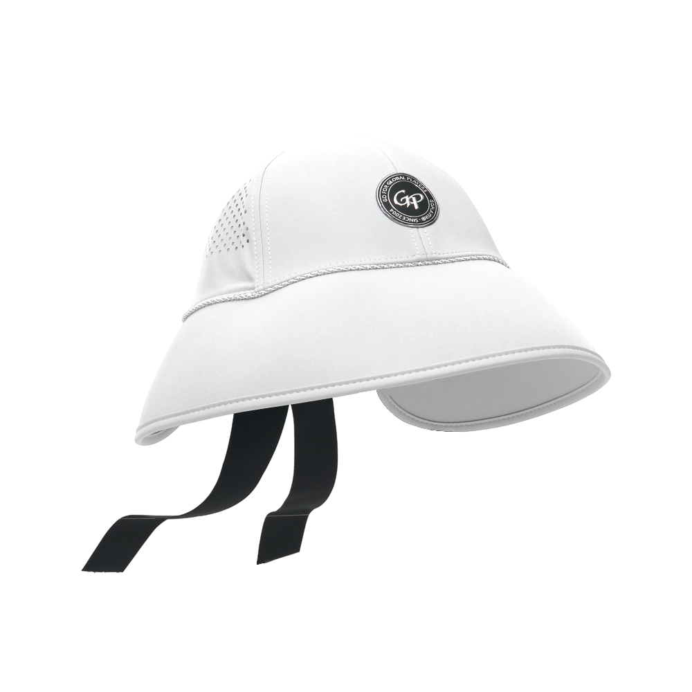 GoPlayer女寬簷高爾夫球帽(白)