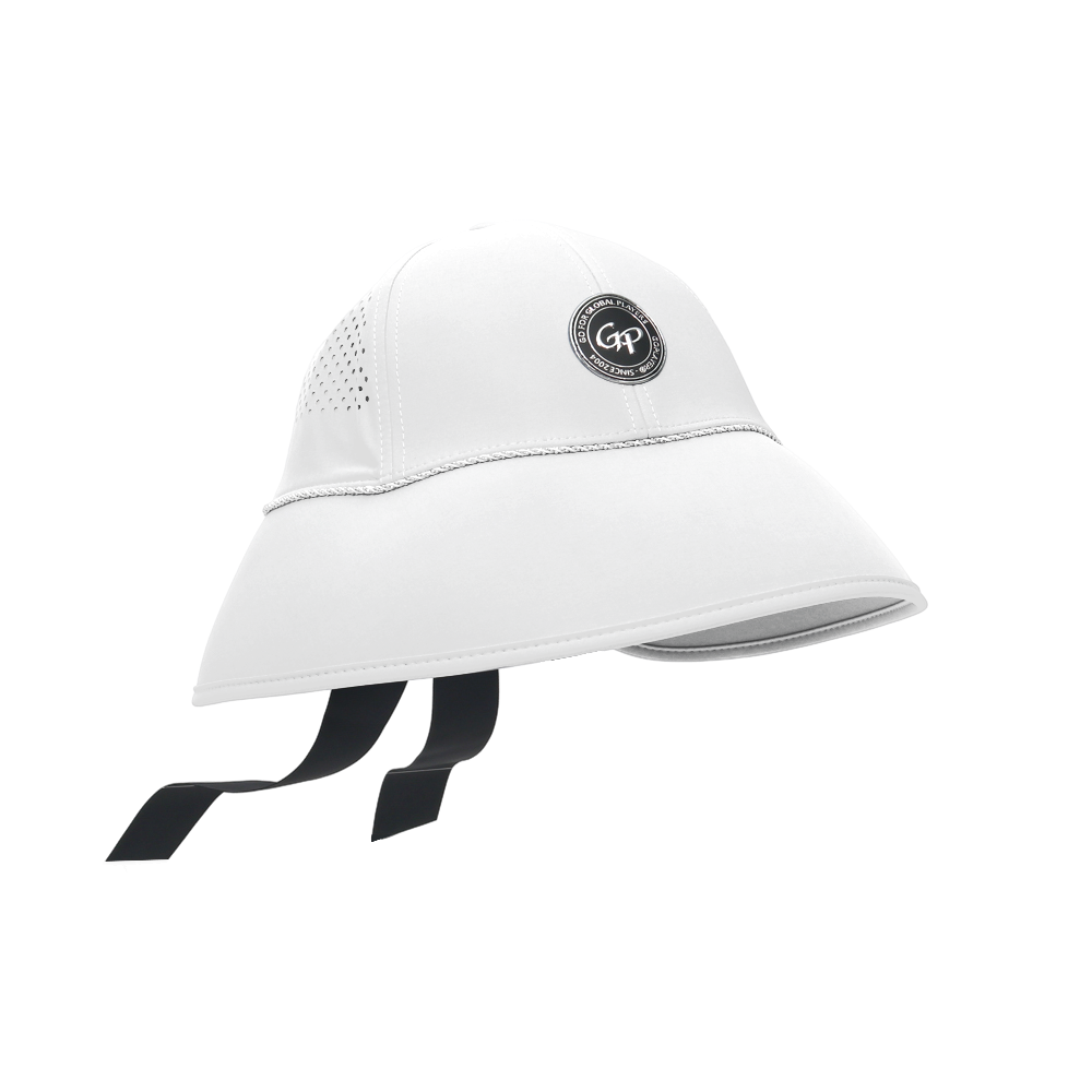 GoPlayer女寬簷高爾夫球帽(白)