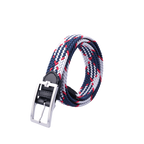 GoPlayer男高爾夫鬆緊皮帶(藍白紅)