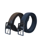 GoPlayer男高爾夫鬆緊皮帶(藏青)