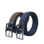 GoPlayer男高爾夫鬆緊皮帶(藏青)