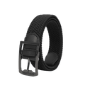 GoPlayer Men's Golf Braided Leather Belt (Black)