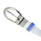 GP female 25mm double-sided buckle belt (white/sapphire blue)