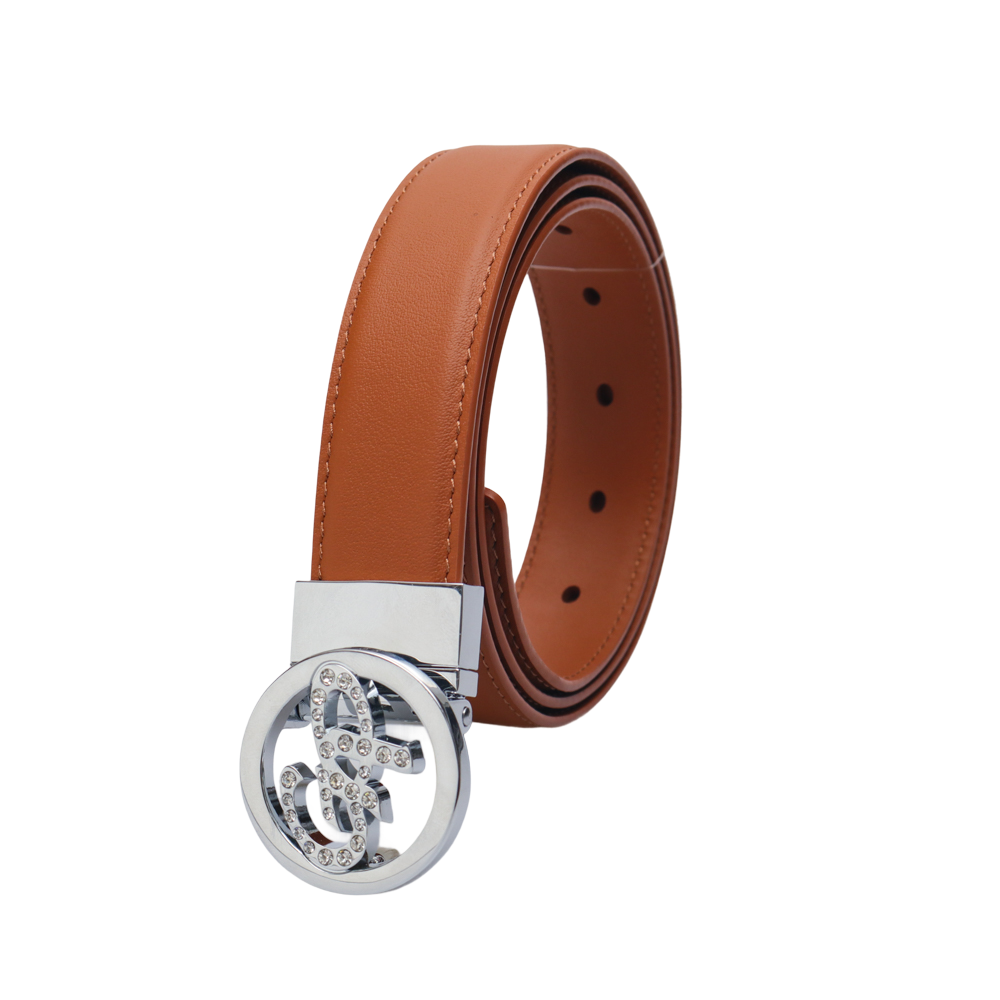 GoPlayer Women's Top Grain Leather Belt (Taupe)