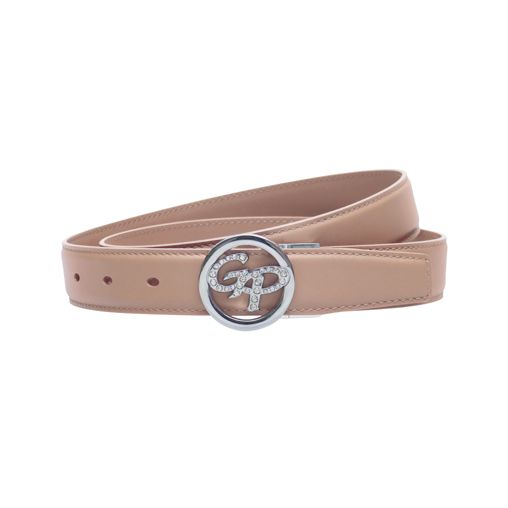 GoPlayer Women's Top Grain Leather Belt (Pink)