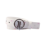 GoPlayer Women's Reversible Belt (White Peach/White Blue) 