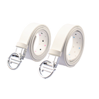 GoPlayer Women's Reversible Belt (White Peach/White Blue) 