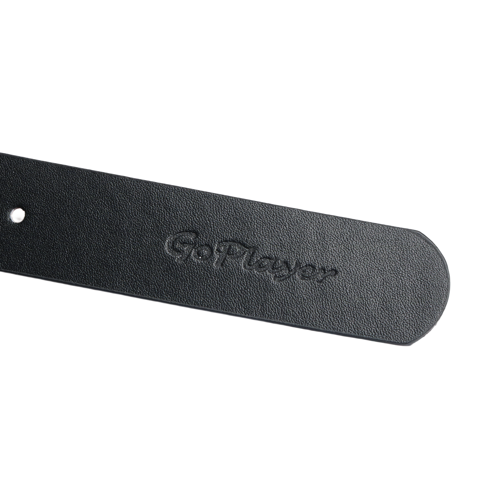 GoPlayer Women's Head Reversible Belt (Black and Red)