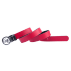 GoPlayer女轉頭雙面皮帶(黑紅)