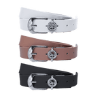 GoPlayer女馬蹄扣高爾夫皮帶(暗粉)