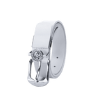 GoPlayer女馬蹄扣高爾夫皮帶(白)