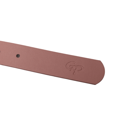 GoPlayer女馬蹄扣高爾夫皮帶(暗粉)