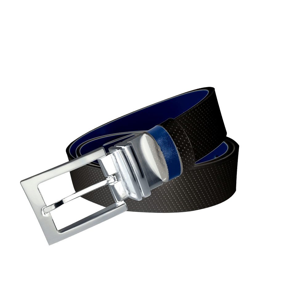 GoPlayer 35mm double-sided buckle belt (black/navy blue)