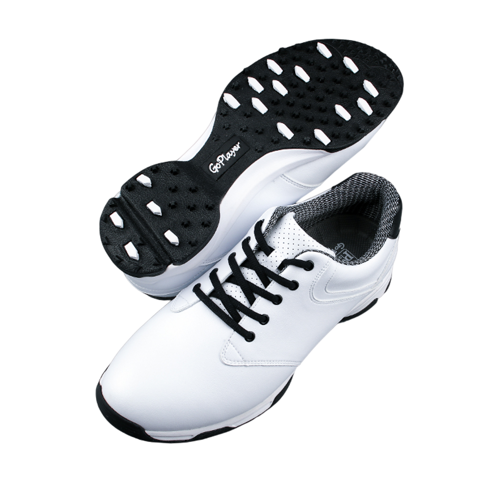 GoPlayer高爾夫兩用男鞋(白黑)