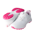 GoPlayer EliteLinks ゴルフ インスタントリンク レディースシューズ（ホワイト＆ピンク）