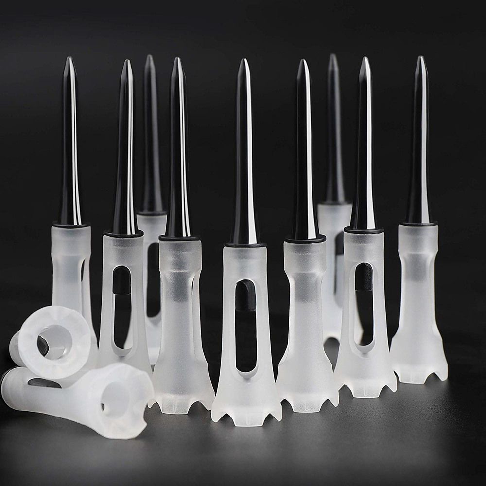 GoPlayer Hollow Zero-Friction Golf Tees (6-Pack)