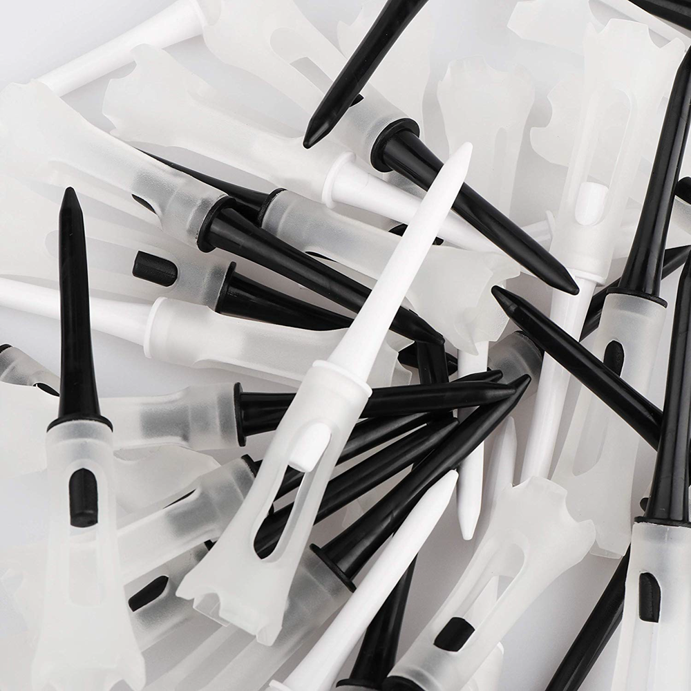 GoPlayer Hollow Zero-Friction Golf Tees (6-Pack)